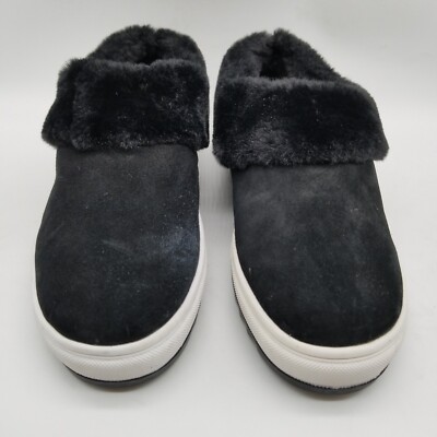 Blondo Black Suede Slip-On Sneakers with White Sole Blondo Karen Knit Waterproof Slip On Sneakers | Dillard main image 3