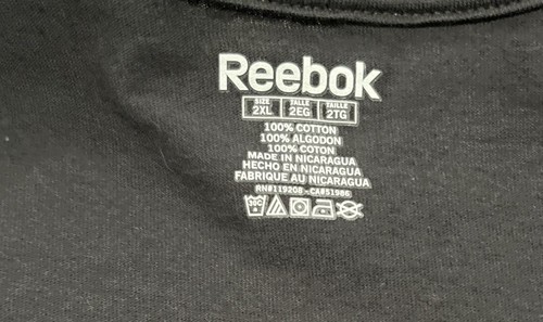 Reebok New York Giants Eli Manning Super Bowl MVP T Shirt Men’s 2XL Black NWOT - Picture 4 of 4