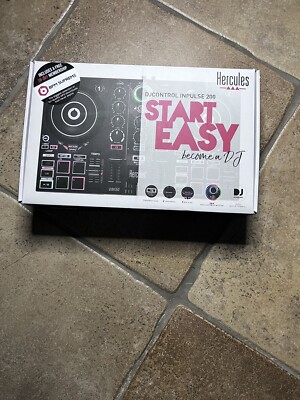 Black Hercules DJControl Inpulse 200 - START EASY become a DJ (2018)