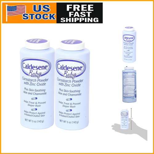Cornstarch Baby Powder with Zinc Oxide - Talc-Free Protection for Babies, 5 Oz