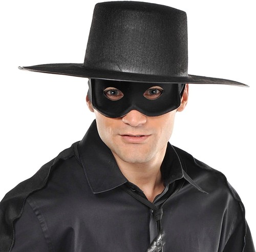 Bandit Mask Costume Accessory (1 Piece) Black - Picture 2 of 2