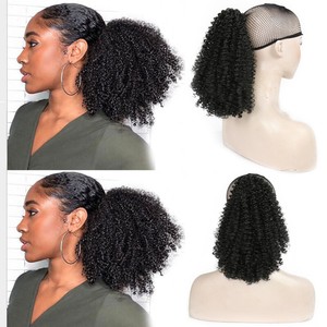 Détails Sur Afro Hair Bun Chignon Chouchou Extension Cheveux Queue De Cheval Postiche