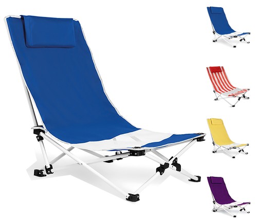 kampa sandy high back low beach chair