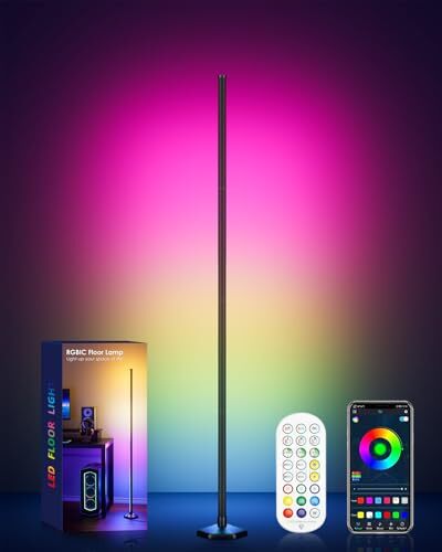 RGB Corner Floor Lamp, 65