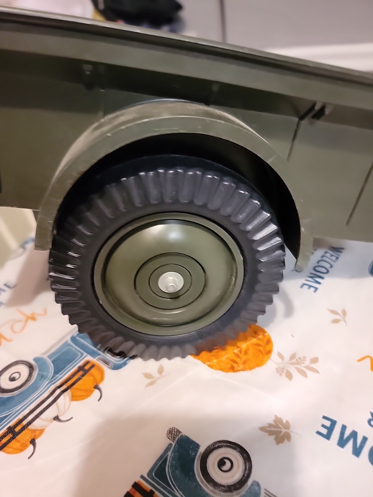 Vintage 1964 Original Hasbro GI Joe Jeep 7000 Trailer As Is For Parts