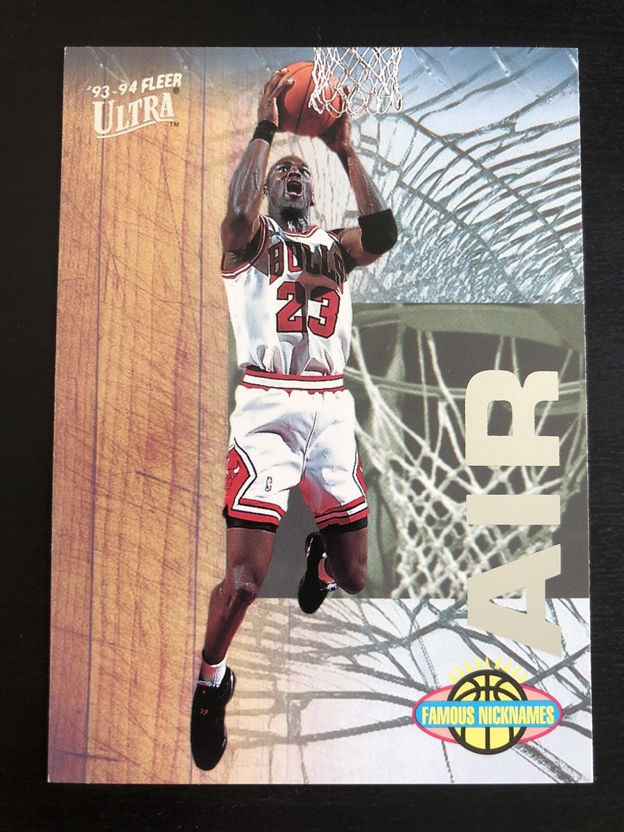 1993 Fleer Ultra Famous Nicknames Michael Jordan AIR Basketball