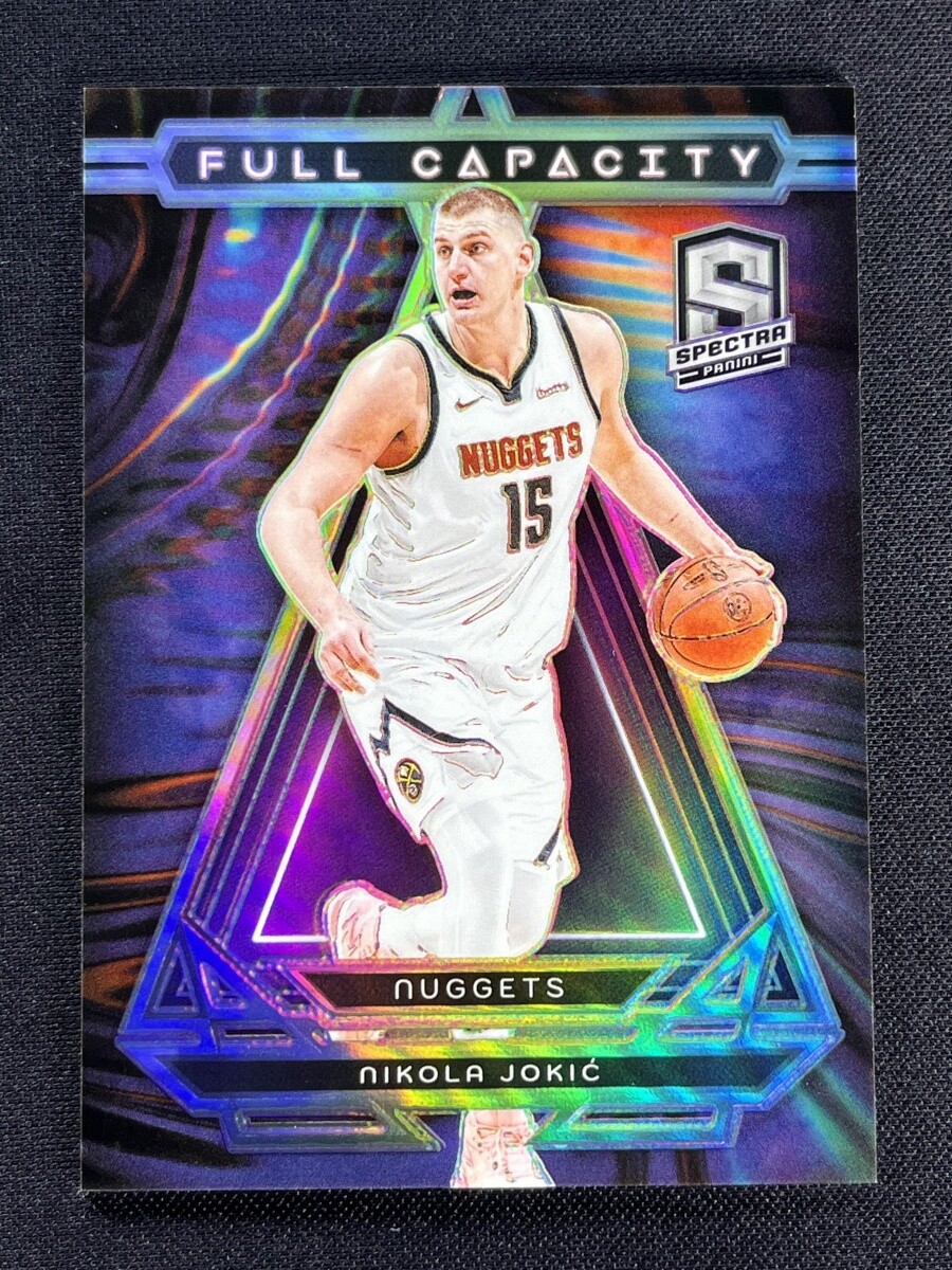 2023-24 Panini Spectra Nikola Jokic #15 Silver Prizm Full Capacity Case Hit SSP