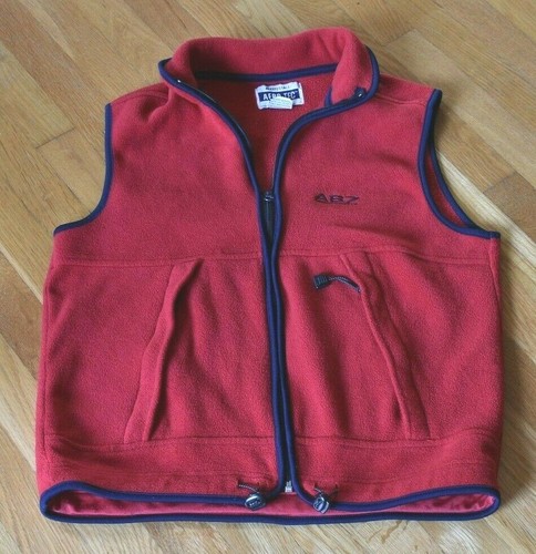 Aeropostale Aero-Tec Red Fleece Vest 