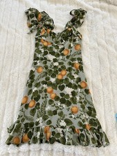 Reformation Paris “Orange Grove Dress,” Sz 4, Small, Orig. $250. Sold Out!