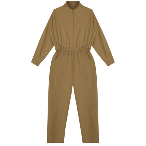 Kids Girls Bodysuit Long Sleeve Overalls Mechanic Jumpsuit Pants Stand Collar - Picture 19 of 70