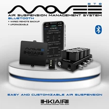 BT Air Management System + Black 4 Corner 8 Valve Manifold + Upgradeable