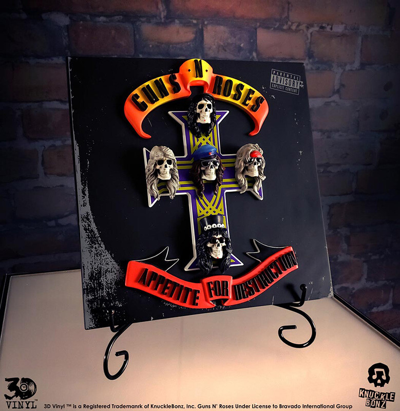 Guns N Roses Appetite For Destruction 3D Album Cover Statue