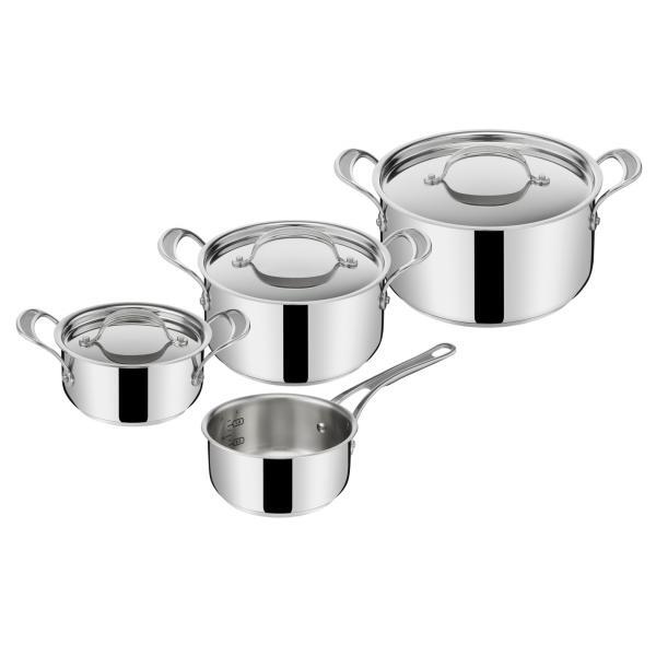 3161865 Tefal Tefal Jamie Oliver E307S734 set di pentole 4 pz