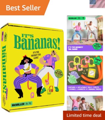 Viral It's Bananas! Inflatable Party Game for Hilarious Birthday & Holiday Fun
