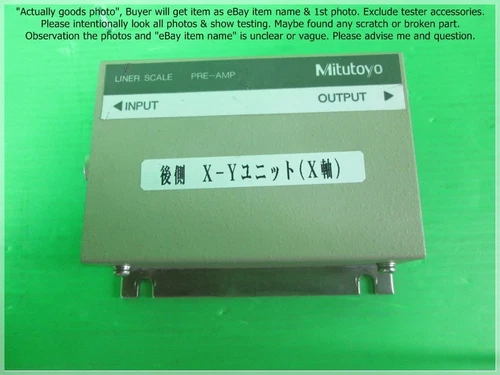 Mitutoyo ST42B, Linear Scale Pre-amp as photo, sn:7374. lφo