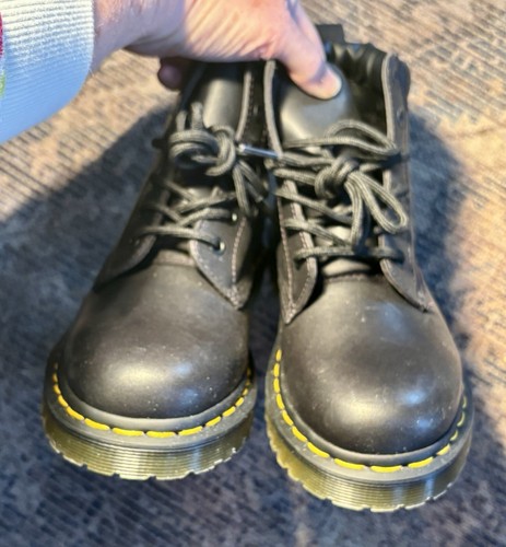 Dr. Martens 939 Ben Six-Eye Core Boot Size: 5 Men/6 Women/37 EU Black Greasy NEW - Picture 6 of 7