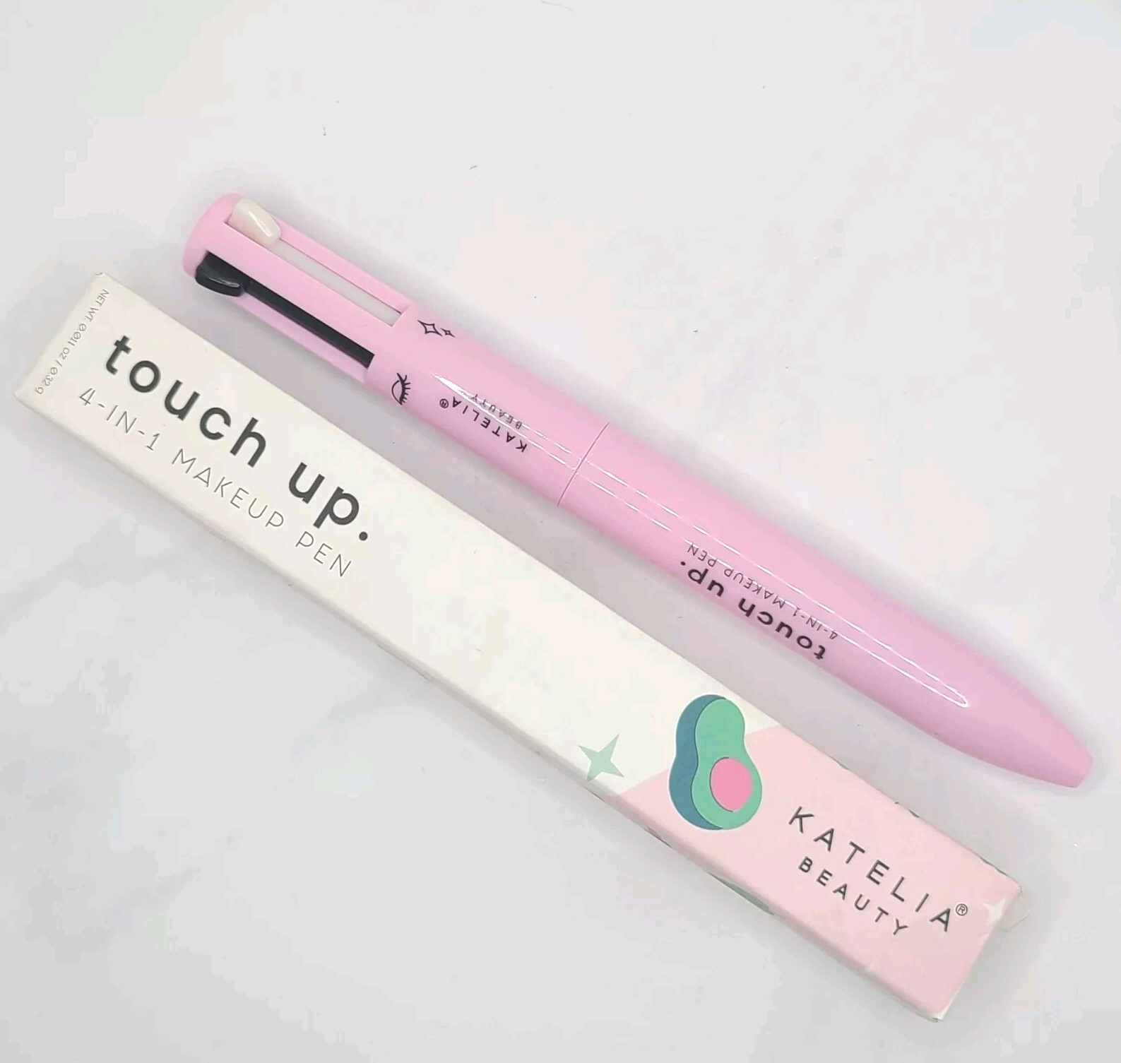 Katelia Beauty Touch Up 4-in-1 Makeup Pen Highlighter, Lip, Brow & Eye Liner NEW
