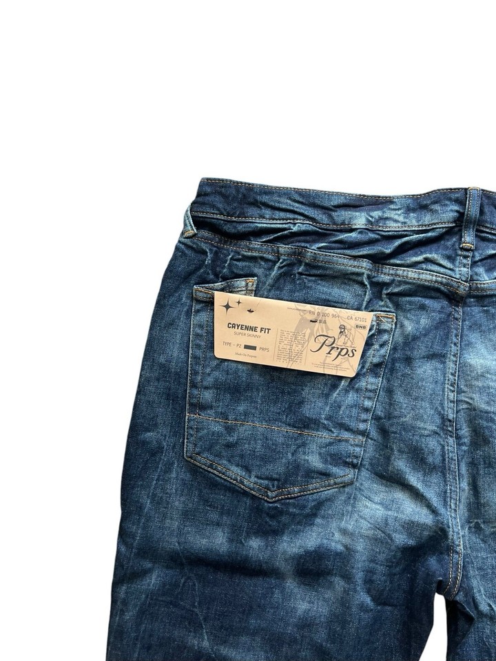 PRPS Cayenne Super Skinny Fit Men's Stretch Jeans Blue 248 Size 42/32
