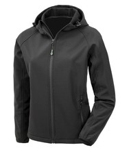 Result Women's Recycled 3-layer Printable Hooded Softshell Jacket R911f