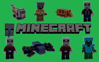 NEUE Lego  Minecraft Figuren, Tiere, Kreaturen aus 21267 21269