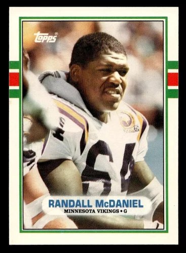 RANDALL McDANIEL-1989 TOPPS TRADED #54T-VIKINGS-NRMT - BUY IT NOW/MAKE OFFER ?