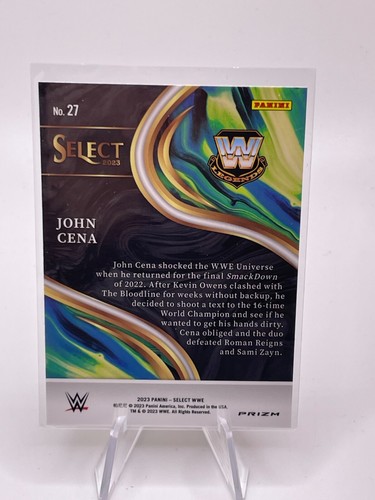 2023 WWE - Select - Sensations - Flash - #27 John Cena - Picture 2 of 2