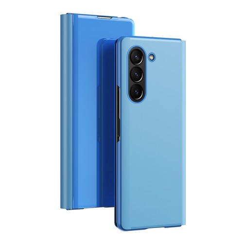 Coque à rabat pour Samsung Galaxy Z Fold 6 5 4 Smart View Placage Miroir Support - Photo 39 sur 48