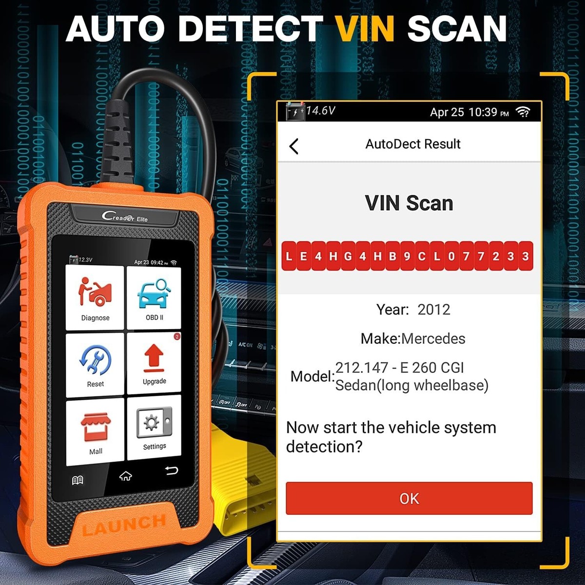 LAUNCH X431 Elite for Mercedes Benz All System Car Diagnostic