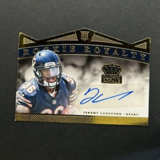 2015 Panini Crown Royale - Jeremy Langford #RRS-JL Chicago Bears - RC AUTO /75