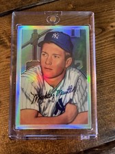 1996 Topps Baseball-Mickey Mantle Commemorative  (1952 Bowman) Refractor Chrome