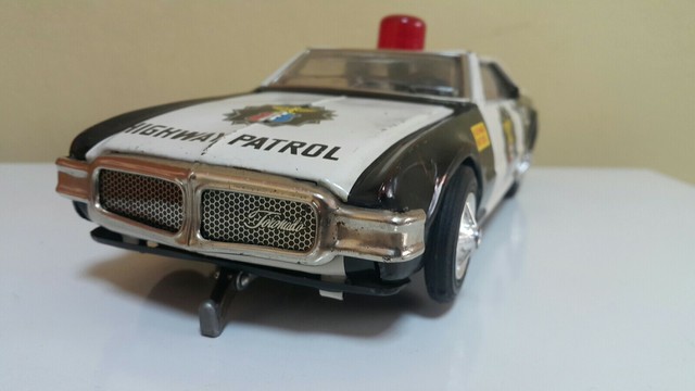 VINTAGE CAR HIGHWAY PATROL N12 P.D TAIYO TIN TOY VEHICLE BATTERY OPERATED JAPAN | eBay