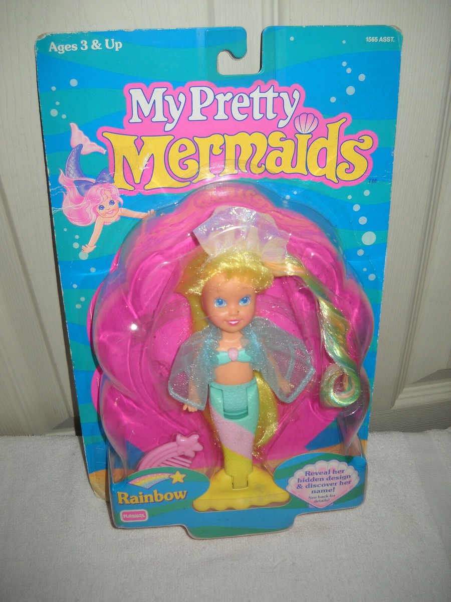 10664 NRFC Vintage Playskool My Pretty Mermaids Rainbow Mermaid