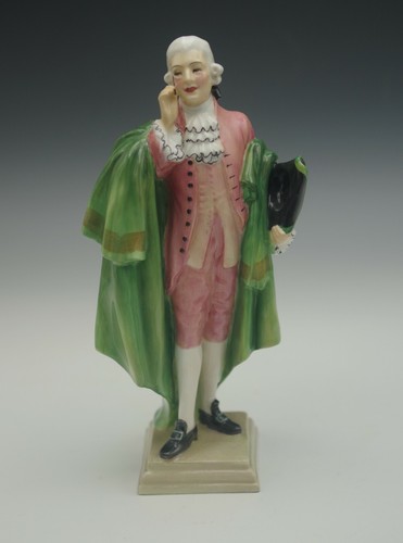 ROYAL DOULTON BONE CHINA WARTIME REGENCY BEAU FIGURINE HN 1972 CIRCA 1942 - Picture 9 of 12