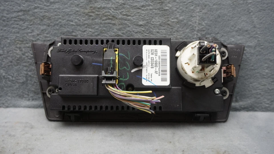 Переключатель климат-контроля температуры переменного тока 2006 2007 2008 2009 Mercury Milan от оригинального производителя - Изображение 2 из 4