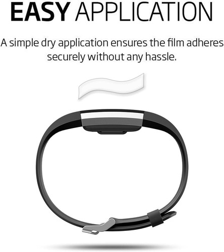 Degbit Screen Protector for fitness tracker for Fitbit Charge 2, 6-pack - Afbeelding 3 van 3