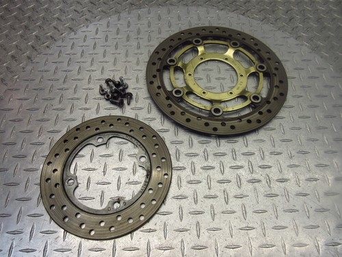 2003 03-04 Honda CBR600RR CBR 600RR Front Rear Disc Brake Rotor Straight Bolts - Picture 2 of 11