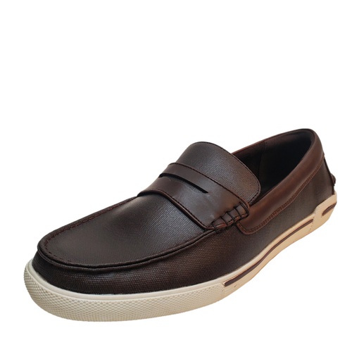 Un-Anchor Slip On Boat Shoes Brown 