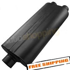 Flowmaster 530702 3" Center In/2.5" Dual Out 70 Series Chambered Muffler