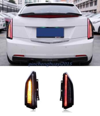 For Cadillac ATS 2013-2019 Smoked LED Rear Lamps Taillights