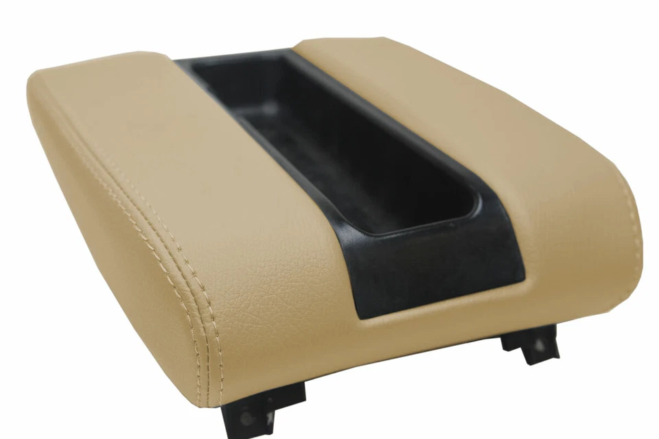 Крышка подлокотника центральная консоль кожаный чехол для BMW E39 97-03 бежевый - Изображение 2 из 4