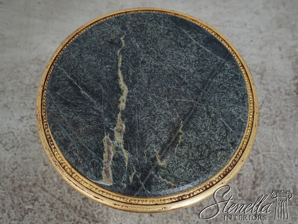 L62289EC: Lámpara de mesa redonda dorada estilo Luis XV francesa Foto 3 de 4