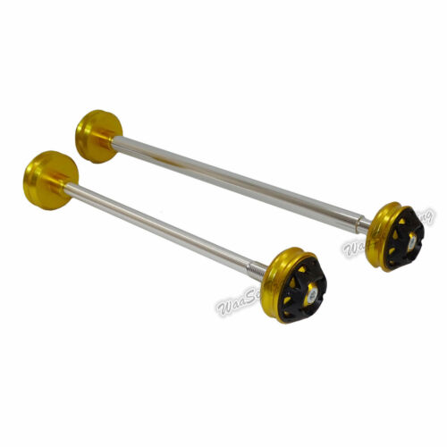 Front and Rear Axle Fork Crash Sliders Protector Kit For 2009-2014 YAMAHA YZF R1 - Picture 35 of 52