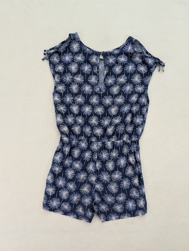 Children's Place Girl's Romper Size L 10-12 Blue Floral Print - Picture 13 of 16