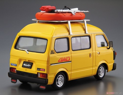 Aoshima 06389 1/24 K88 Sambar High Roof 4WD `80 (Model Car) - Picture 3 of 5