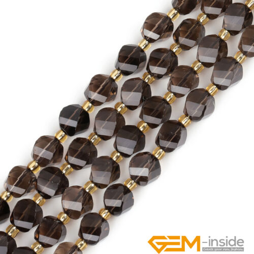 Natural Assorted Gemstone Twist Faceted Charms Loose Beads for Jewelry Making AU - Picture 42 of 353