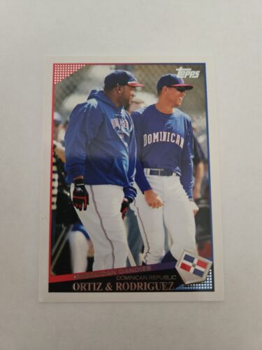 2009 Topps Baseball Card Ortiz Rodriguez UH270