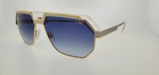 CAZAL SUNGLASSES 790 003 61MM GOLD SILVER FRAME WITH BLUE GRADIENT LENSES