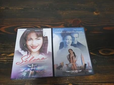 Jennifer Lopez 2 DVD Set Selena 1997 Maid In Manhattan Stanley Tucci Bob Hoskins