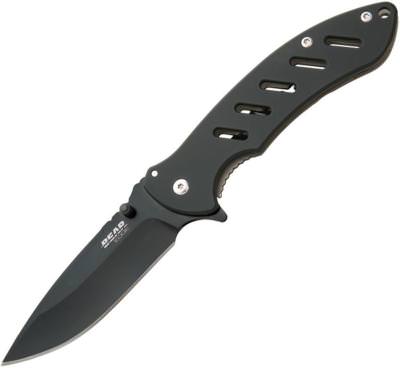 Bear Edge Knives Brisk 1.0 Framelock Black Stainless Folding Blade Knife 61513