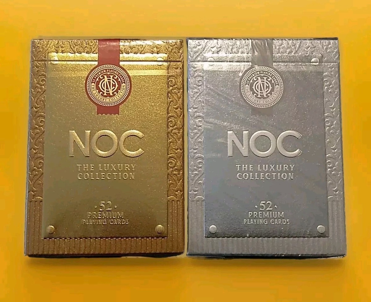 NOC Luxury Collection GILDED Gold + Silver Playing Card Deck